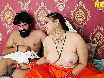 Devar's uncut Indian Bhabhi gets plowed rigid by her paramour's large pink cigar