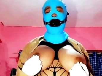 Real homemade flick of Innate Yam-sized Breasts College Doll getting pummeled with large faux-cocks