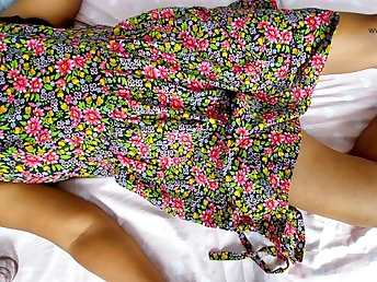 Super-sexy Brownis, the fantastic black village lady, gets her taut snatch humped by her step-brutha