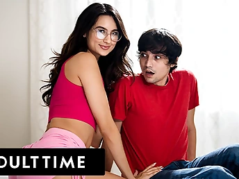 Stepsis Eliza Ibarra gets her brilliant assets tricked & porked by stepbro Ricky Spanish after accidentally wearing glasses