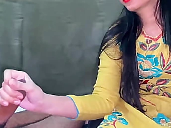 Desi step-mom Indian Hancock heads horny with her immense caboose in super hot family porn vid