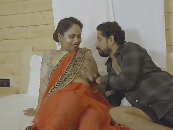 Desi Aunty and her stepson go deep in the first place each other in this Indian hard-core movie