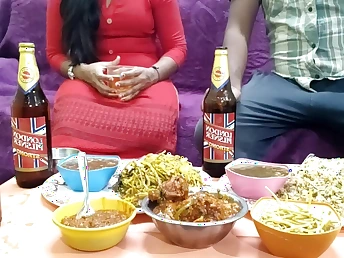 Stepmother Mumbai ashu gets mischievous while munching up the steaming labia