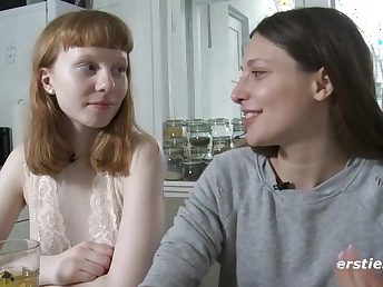 Bonnie & Talia's fur covered ukrainian cooter gets ate & finger-tickled in super-steamy audition stint