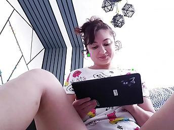 Naughty Indian stunner Nayan gets insatiable for your manstick - warm and sweet!