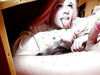 I satisfied my dweeb with a deep throat