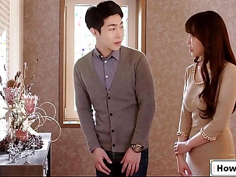 Witness this bonny Korean woman win her taut poon pulverized in a in high dudgeon pornography flick