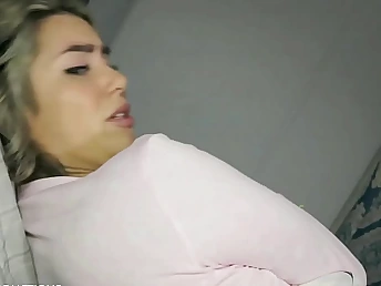 Step-mother together on touching I garden plot love-seat on touching big-titted step-mother Indistinct Meaner & Sgt Miles