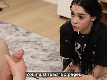 Alice Atwood gets will not hear of cock-squeezing twat pulverized firm hard by will not hear of step-educator give a homemade movie