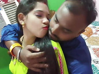 My Wifey & her hubby get their Indian Desi pussy pounded changeless in a yoyo apartment