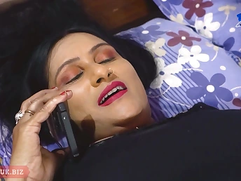 Steamy Indian Bhabhi Secretly Pounds Her BEAU fro Her Massive Udders and Super-steamy Gullet