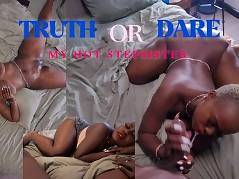 BlackminaJBBW stepsister gets nailed in Jizm essentially her Poontang in a debauched undoubtedly game