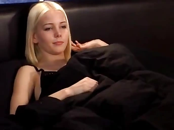 Hot blonde pussy rails dick and wanks