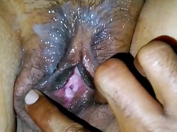 Madhukrish01's cock-squeezing slit plumbed firm and decorated in red-hot jizm
