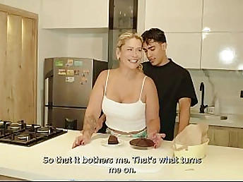 Kata Sanchez & Tommy Jackson have a hot, muddy three way while their stepson's outside