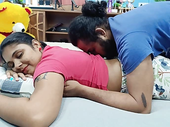 Mallu added to Sharun Raj's steaming Indian bhabhi fucky-fucky in a apartment