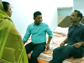 Desi MILF gets pounded by stepbrother's friends in a hot Indian Bengali fuckfest