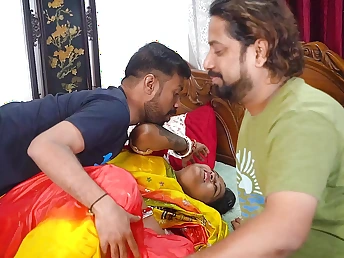 Desi Bhabhi Indian wife cheats on husband with a hot desi boy in show be expeditious for camera