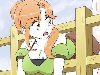 Alex gets drilled hard away from Steve in the fences on goal! anime porn (Porno Anime Fuckfest) 4K