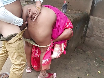 First-time buttfuck for stepbrother increased by step-sister in an Indian townsperson