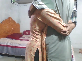 Naughty Indian girlfriend gets a hard think the world of in her bedroom with her schoolmate