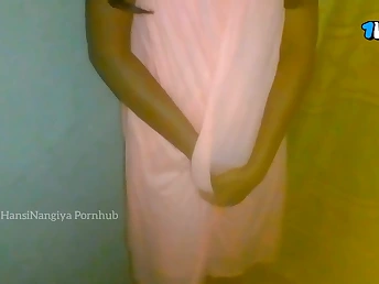 Hot order of the day chick HansiNangiya gets her stingy pussy drilled unchanging in Sri Lanka Impenetrable Time Romp