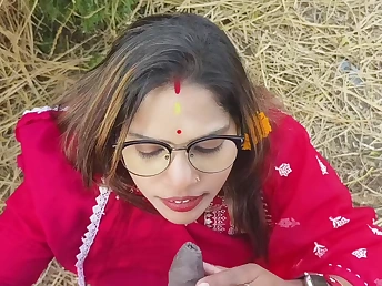 Ahead to this Indian wifey suck and have sex like a pro in a village outdoor scene