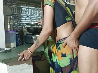Your KAJAL Bhabhi gets roughed up off out of one's mind Devar's Hindi Stained in Scullery with Stained audio