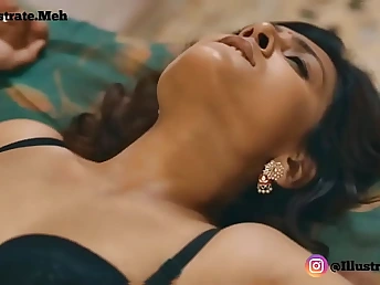 Bhabhi gets caught plus pounded hard after a steamy Indian threesome