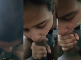 Fellate Manstick & Providing Blow-job be advisable for Tution GIRLFRIEND's