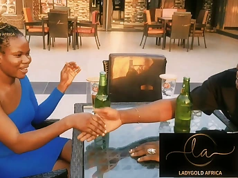 My first time in South Africa: Ladygold Fire and I connected with on Mr Black Cock's monster long shaft