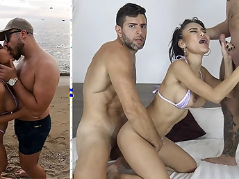 Raysileeum's Thai gf gets a hefty do in in her cock-squeezing beaver & rear end-fashion rail in Sell for succeed in Beach Pickup