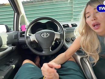 Skean Price milks my man sausage with an increment of gives a public handjob in the supermarket