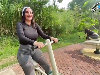 Jenifer Play gets seduced unconnected with an older instructor in a steamy public prizefight