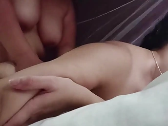 ZeleArabic's warm 3some with 2 blistering amateurs - Arab gal, authentic amateurs, spacious backside, and a hunger strike