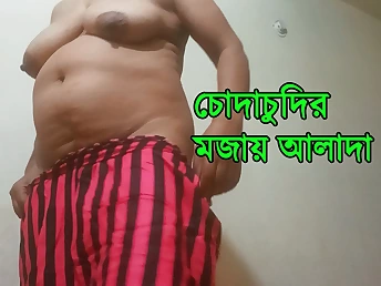 Step-sista with plenteous cupcakes gets inserted above cam in Indian homemade nail-a-thon