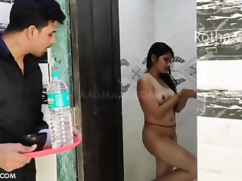 Downhearted Indian Damsel Blustery Wash one's hands Obsession: Big Tits, Big Ass, and Cumshot