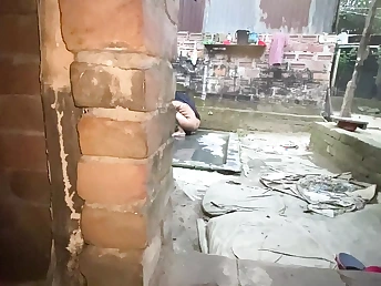 Vehement Indian Desi Bhabhi Chudlam gets her taut swag fucked in the rain