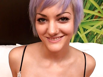 Diminutive Punk Teenage Fledgling From ExploitedTeens Fellates with an increment of Pounds