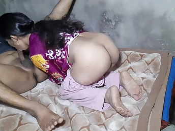 Watch this hot Indian step-sister get pounded hard roughly a homemade desi orgy